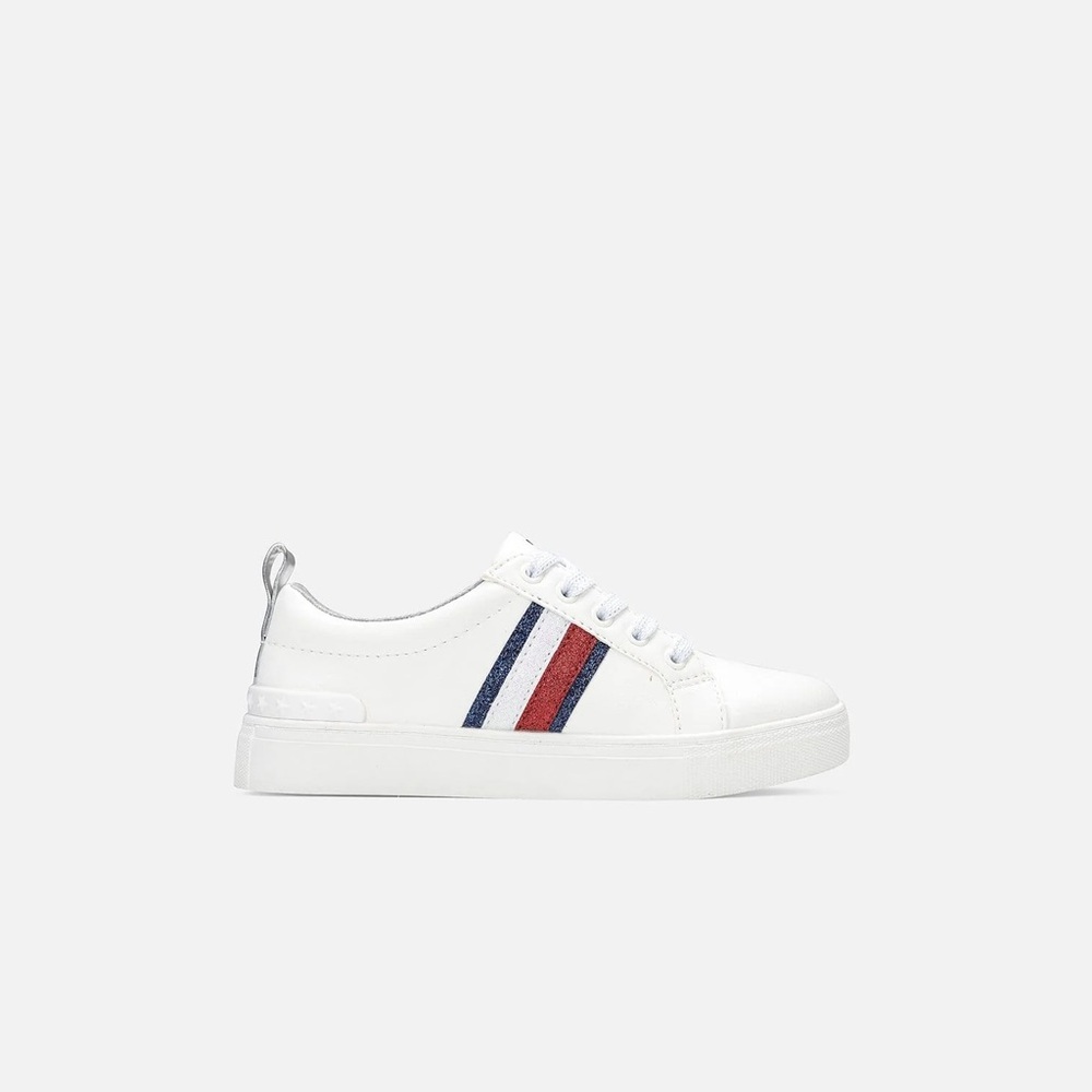 Tommy Hilfiger Rae Sparkler  Kids White Sneakers